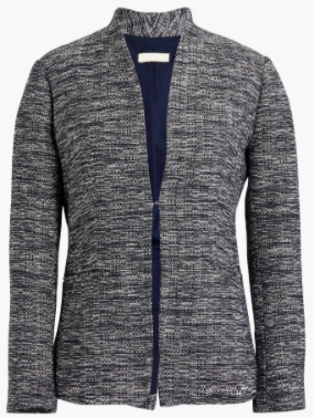 J. Crew Tweed Blazer - Navy White Bronze
